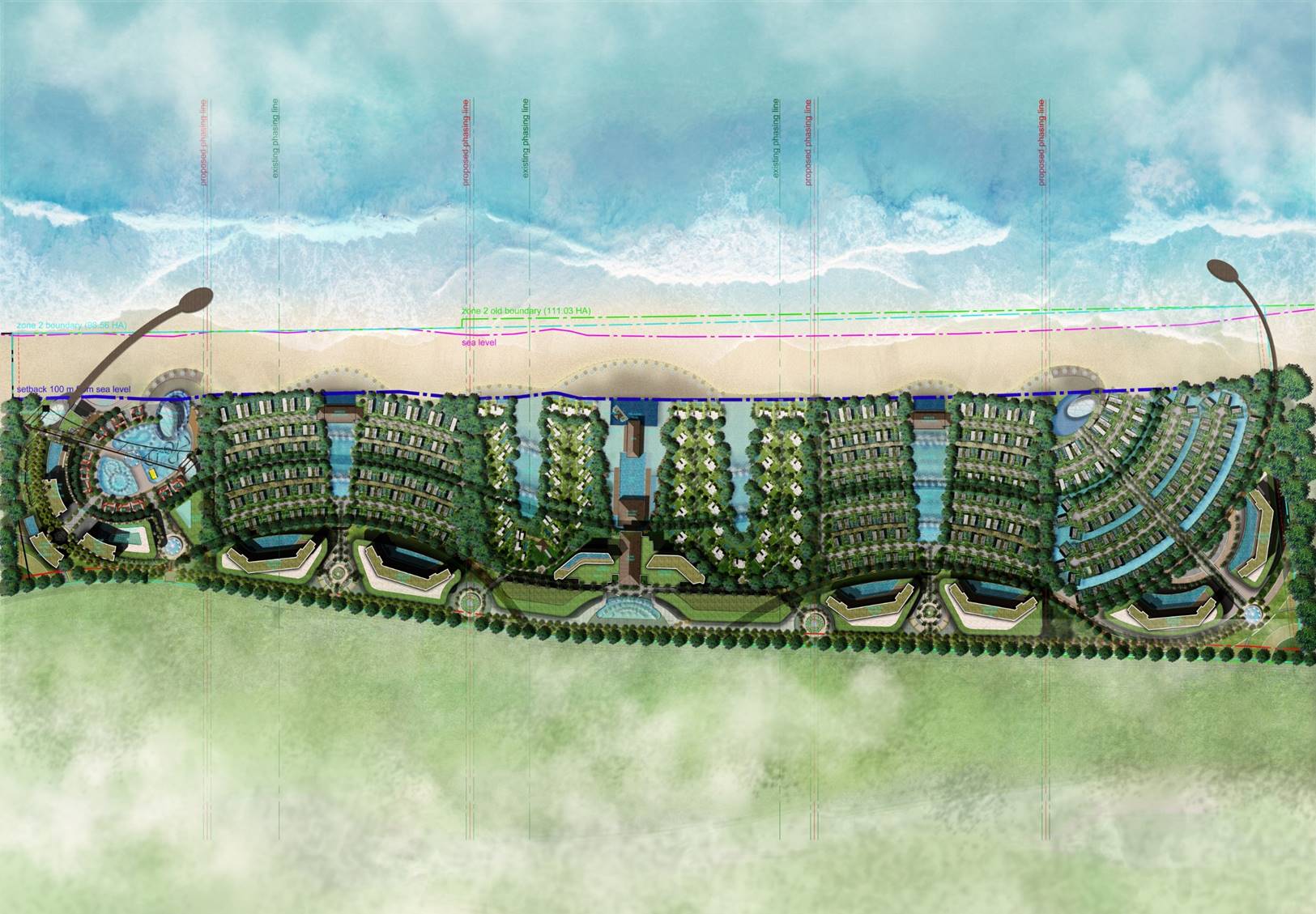 Seaside Coastal Resort Town